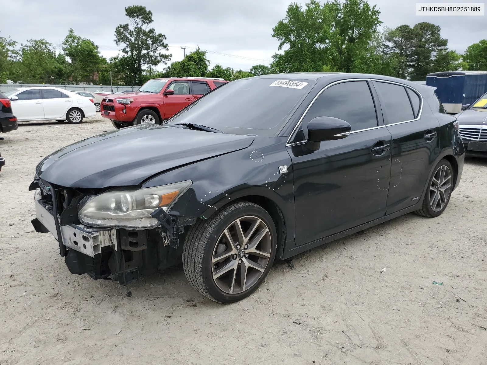 2016 Lexus Ct 200 VIN: JTHKD5BH8G2251889 Lot: 55496554