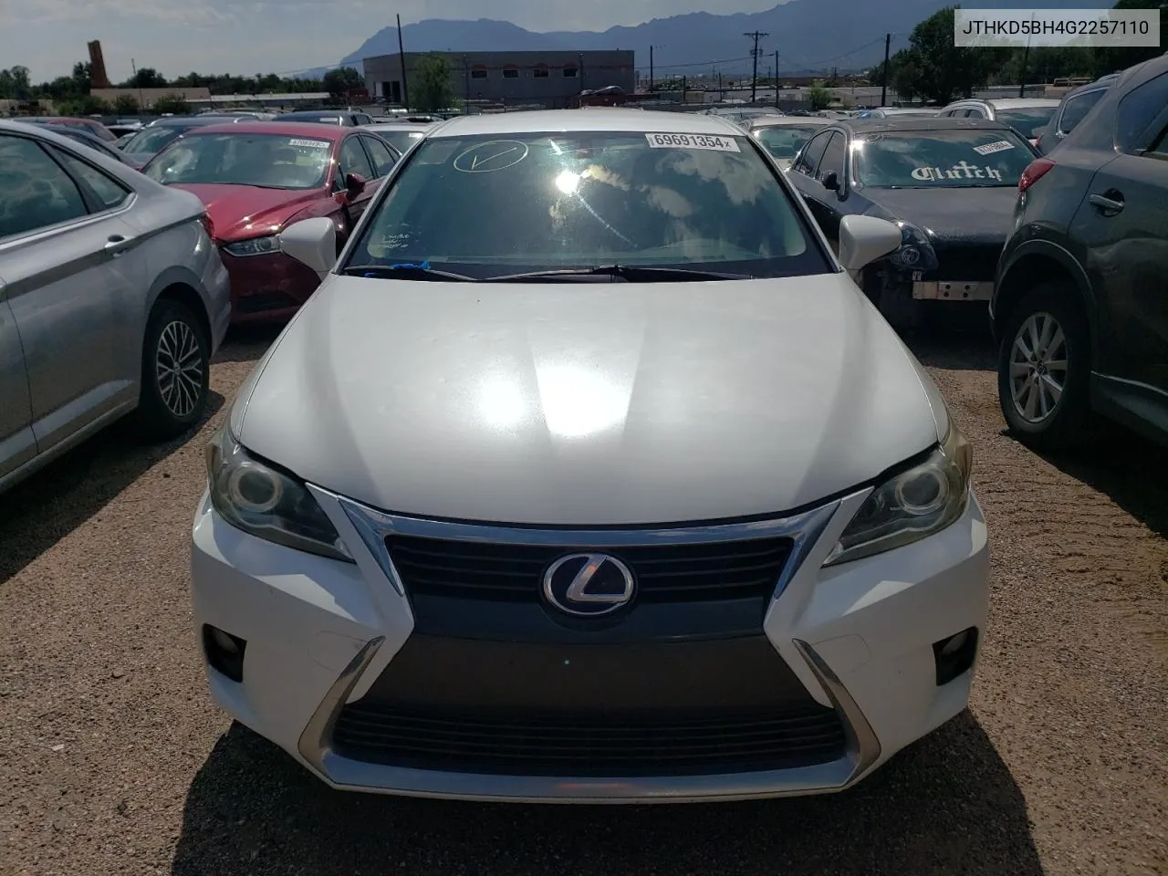 2016 Lexus Ct 200 VIN: JTHKD5BH4G2257110 Lot: 69691354