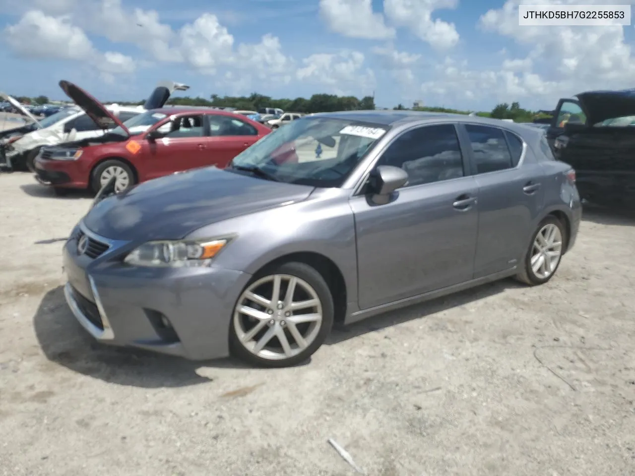 2016 Lexus Ct 200 VIN: JTHKD5BH7G2255853 Lot: 70137164