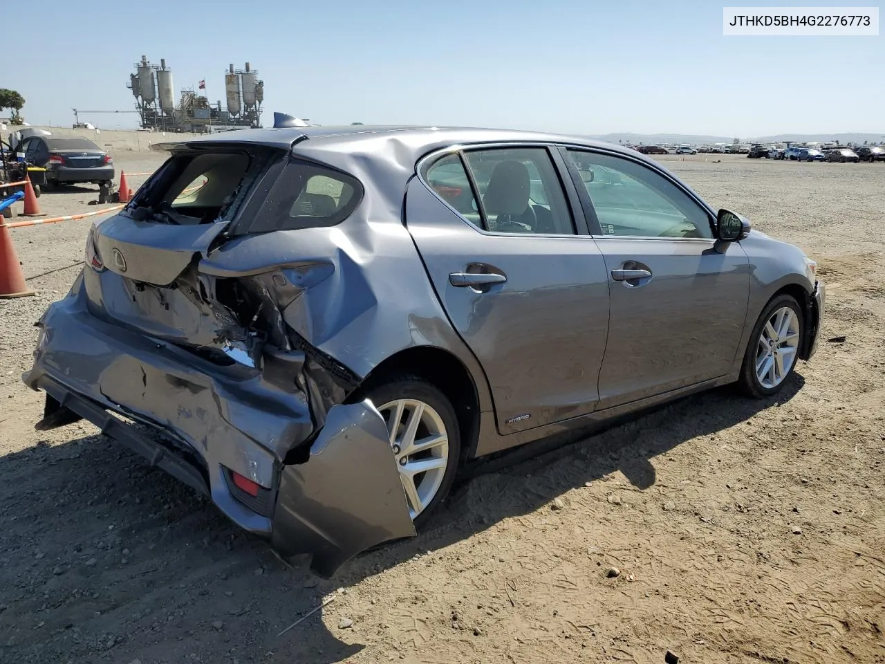 2016 Lexus Ct 200 VIN: JTHKD5BH4G2276773 Lot: 71307044