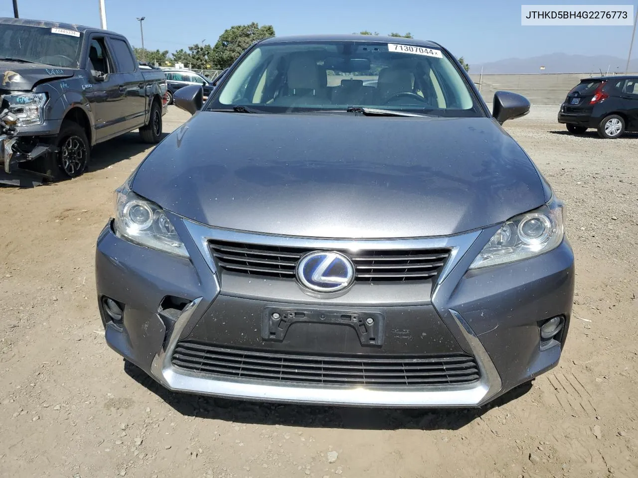 2016 Lexus Ct 200 VIN: JTHKD5BH4G2276773 Lot: 71307044