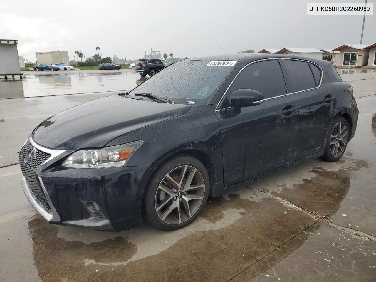 2016 Lexus Ct 200 VIN: JTHKD5BH2G2260989 Lot: 73968084