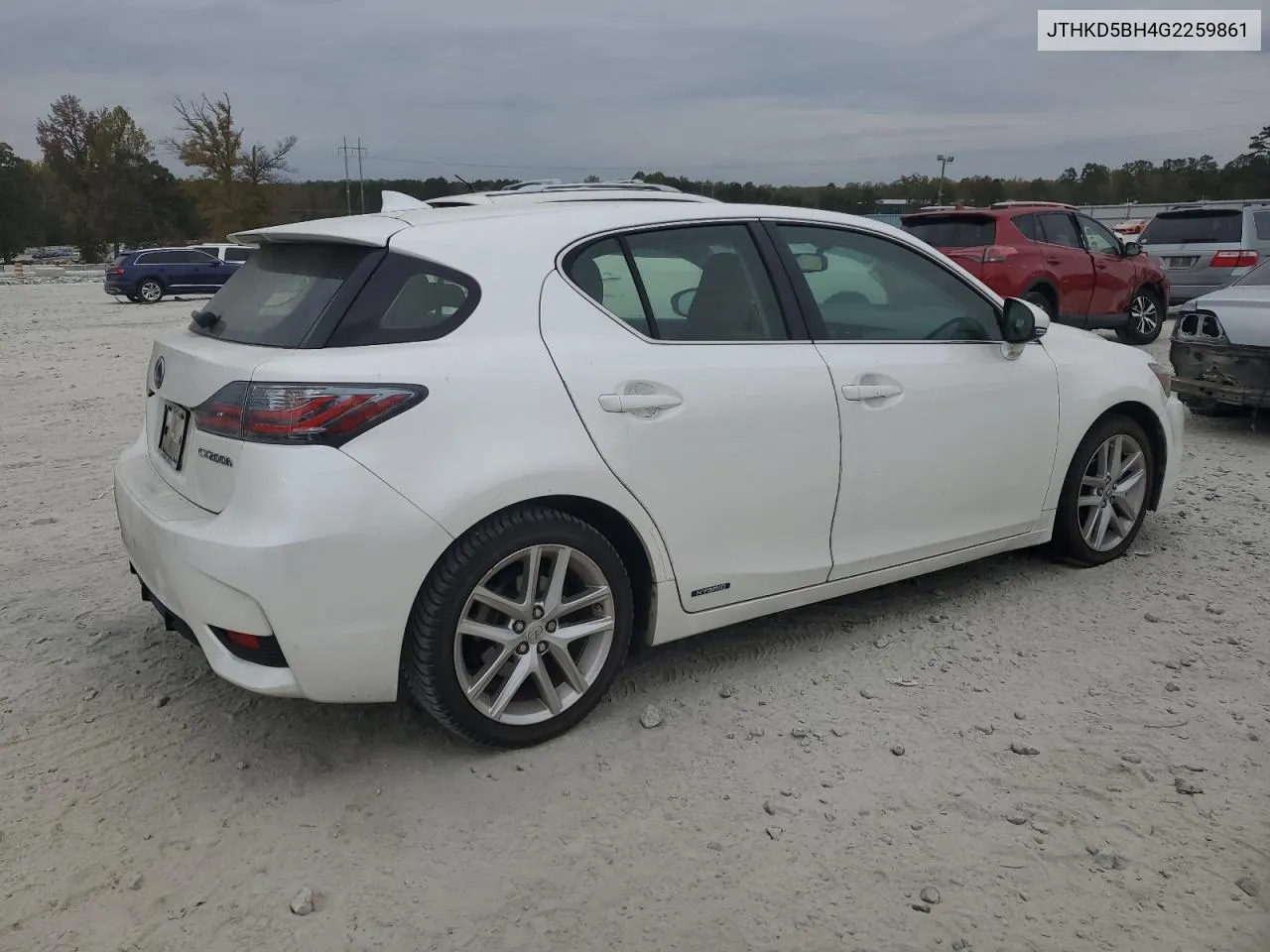 2016 Lexus Ct 200 VIN: JTHKD5BH4G2259861 Lot: 78978454