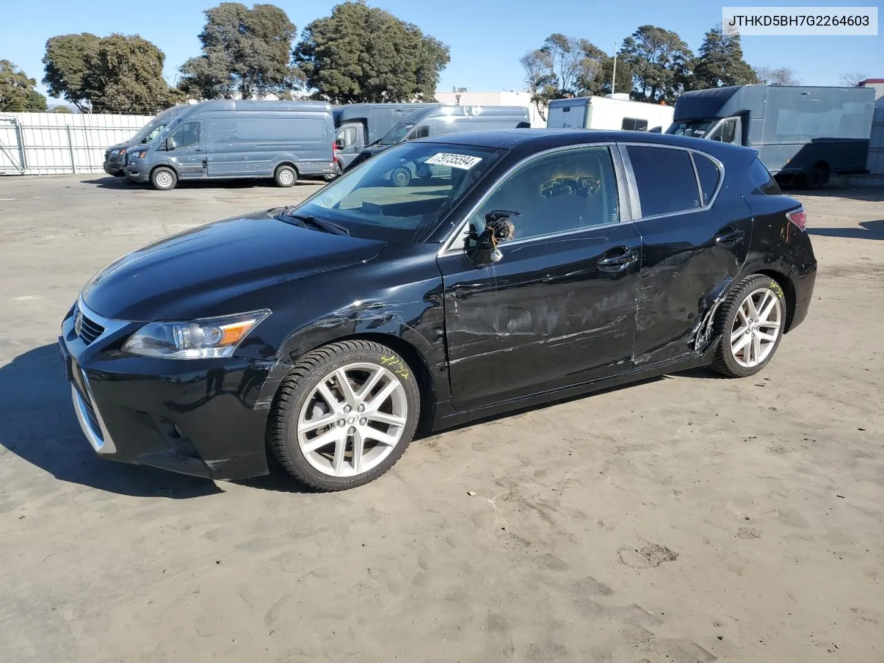 2016 Lexus Ct 200 VIN: JTHKD5BH7G2264603 Lot: 79735594