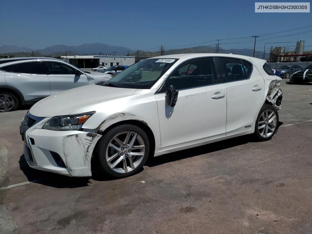 2017 Lexus Ct 200 VIN: JTHKD5BH3H2300305 Lot: 52871044