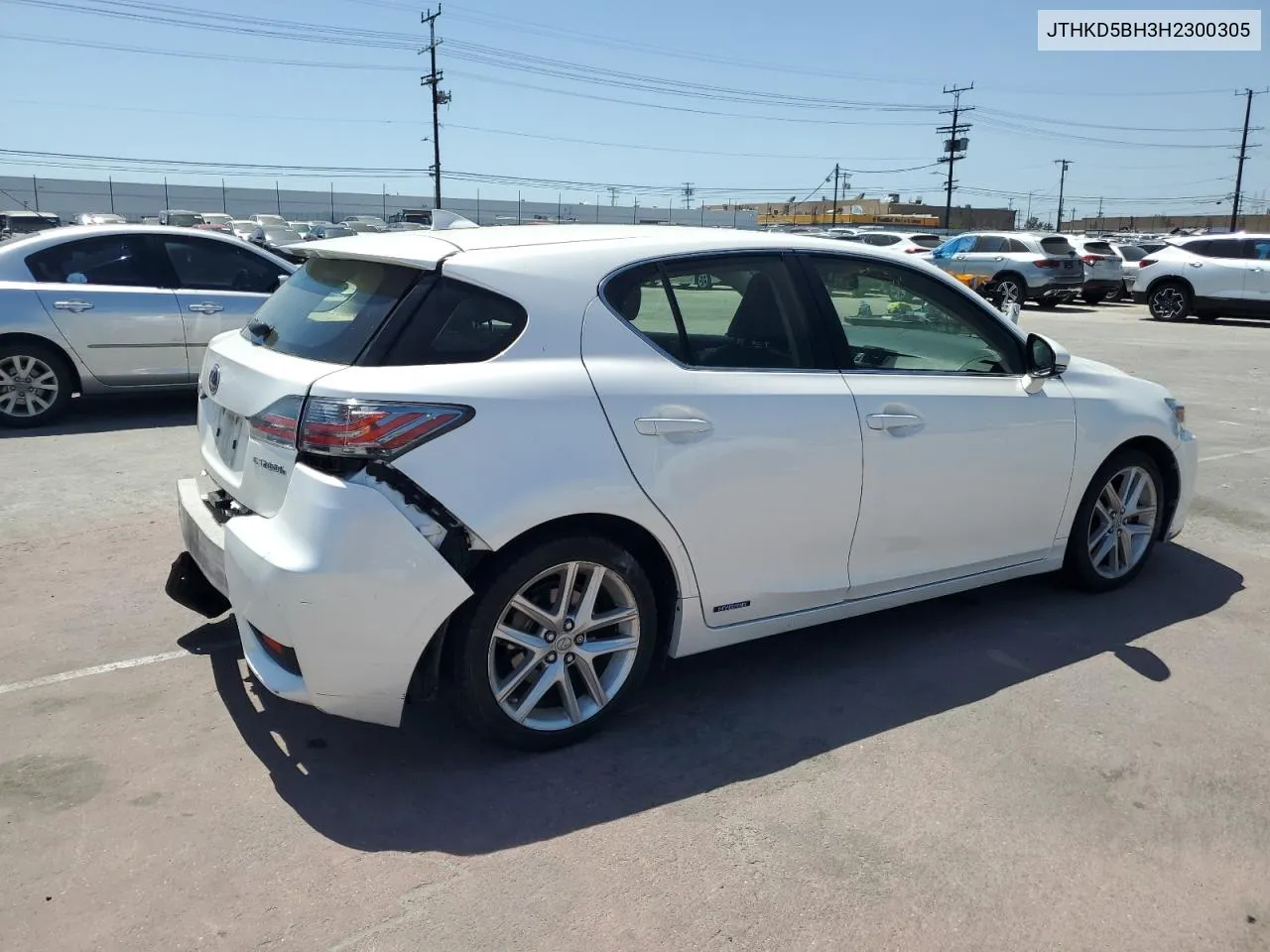 2017 Lexus Ct 200 VIN: JTHKD5BH3H2300305 Lot: 52871044