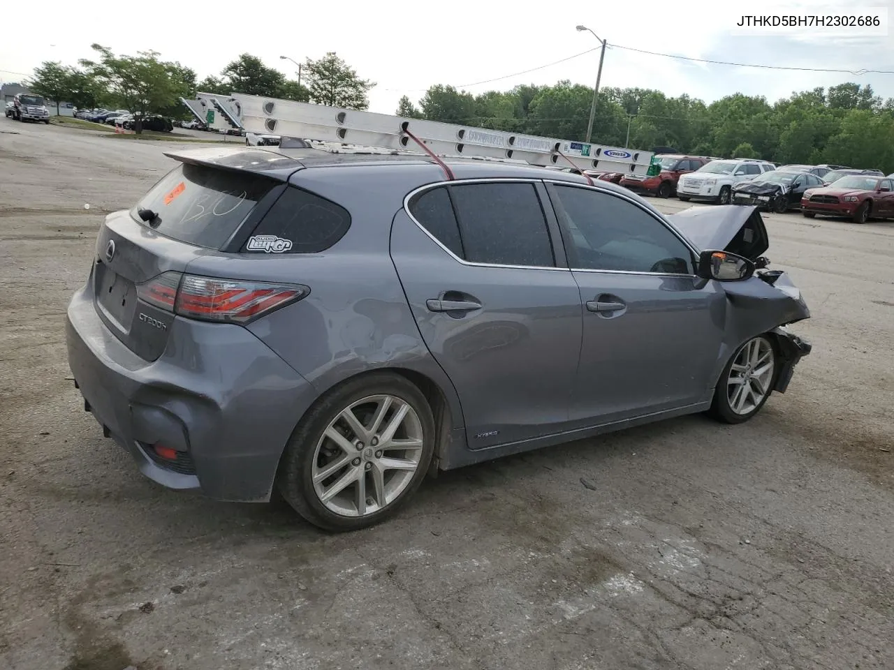 2017 Lexus Ct 200 VIN: JTHKD5BH7H2302686 Lot: 58178094