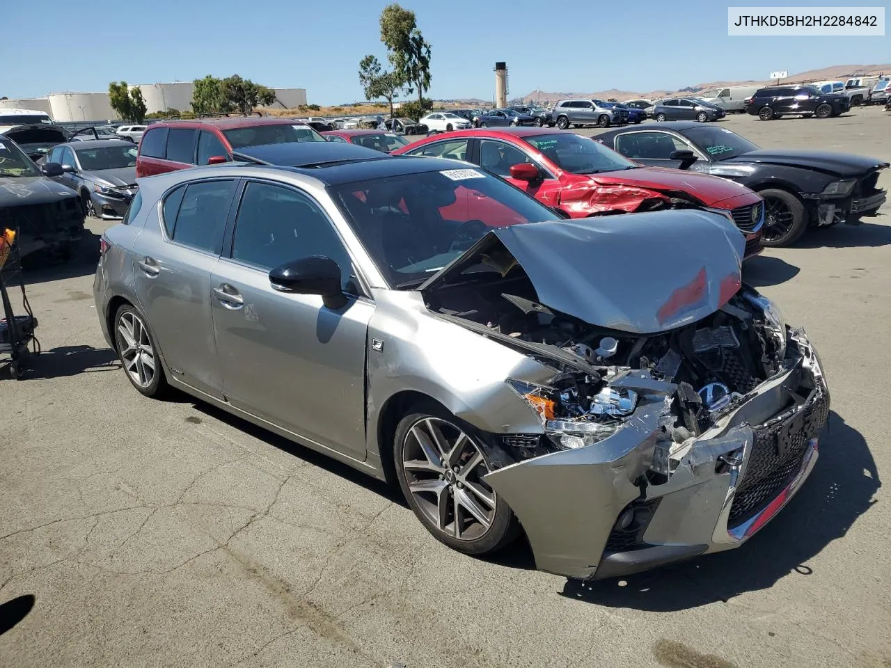 2017 Lexus Ct 200 VIN: JTHKD5BH2H2284842 Lot: 69197074