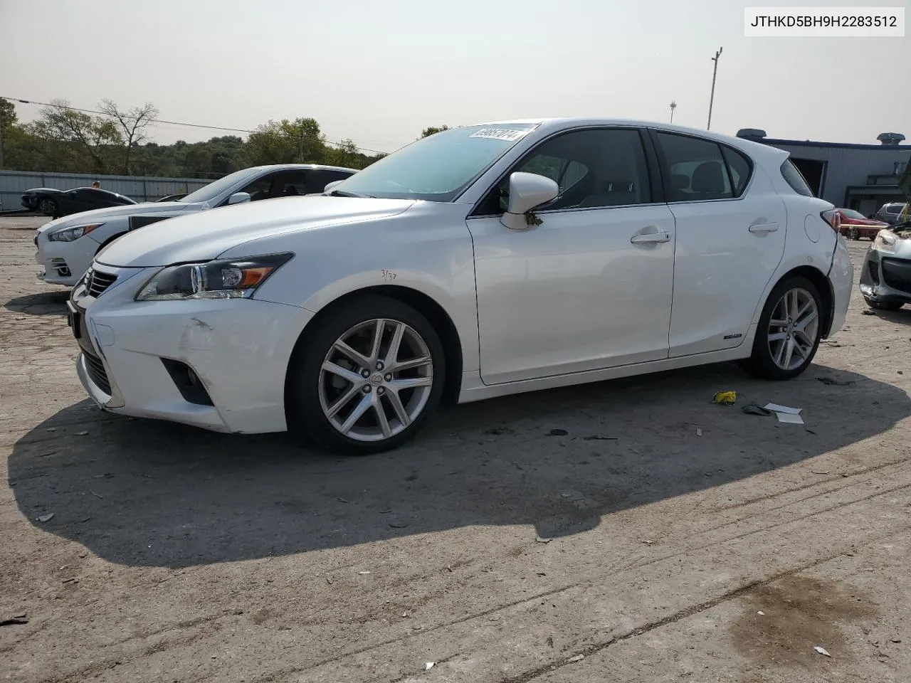 2017 Lexus Ct 200 VIN: JTHKD5BH9H2283512 Lot: 69857074