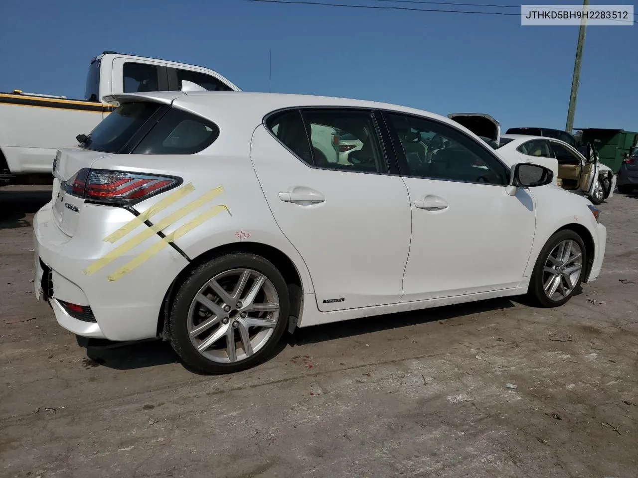 2017 Lexus Ct 200 VIN: JTHKD5BH9H2283512 Lot: 69857074