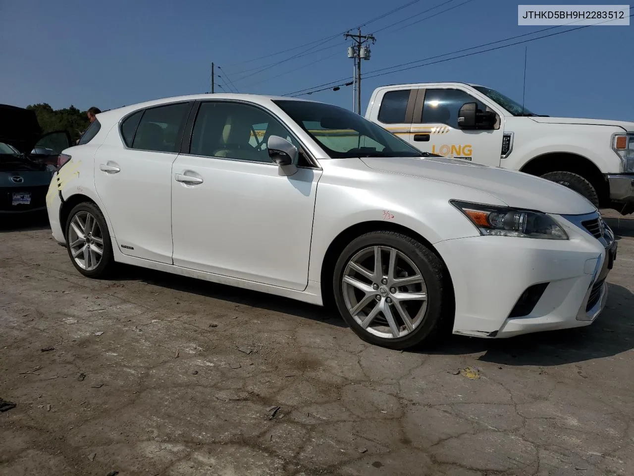 2017 Lexus Ct 200 VIN: JTHKD5BH9H2283512 Lot: 69857074