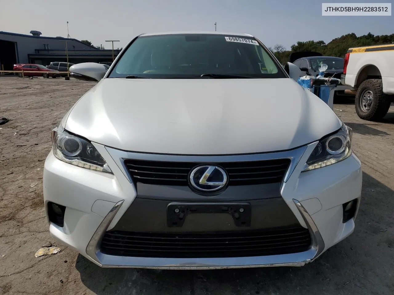 2017 Lexus Ct 200 VIN: JTHKD5BH9H2283512 Lot: 69857074