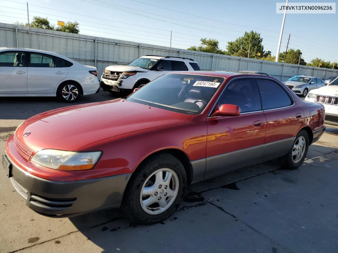 1992 Lexus Es 300 VIN: JT8VK13TXN0096236 Lot: 69247194