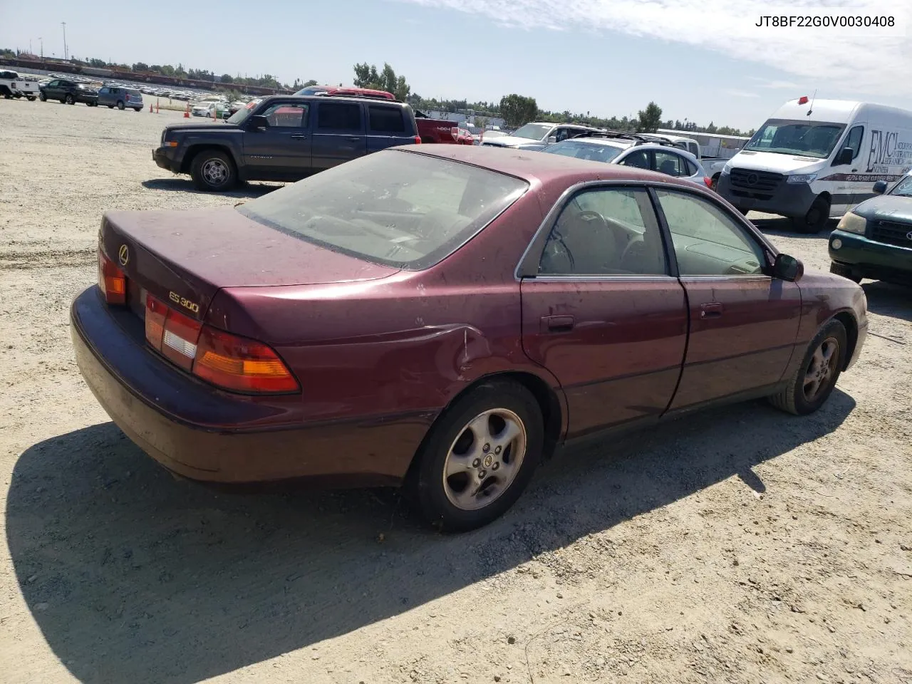 1997 Lexus Es 300 VIN: JT8BF22G0V0030408 Lot: 66811844