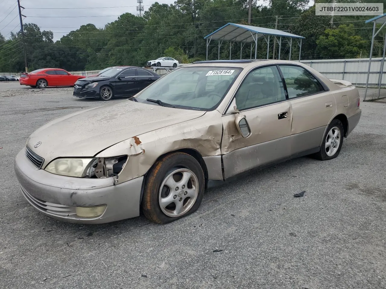 1997 Lexus Es 300 VIN: JT8BF22G1V0024603 Lot: 71528164