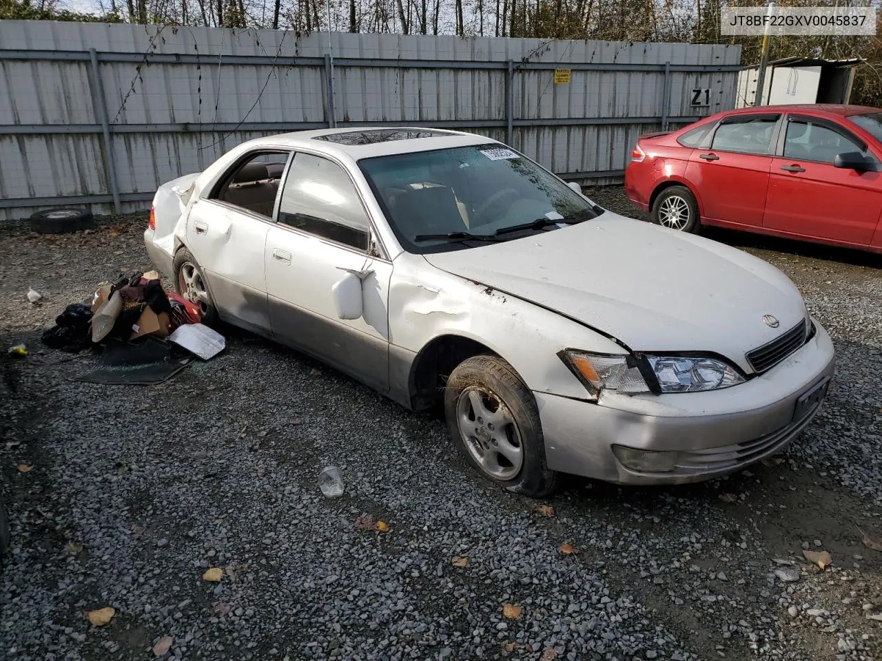 1997 Lexus Es 300 VIN: JT8BF22GXV0045837 Lot: 75062524