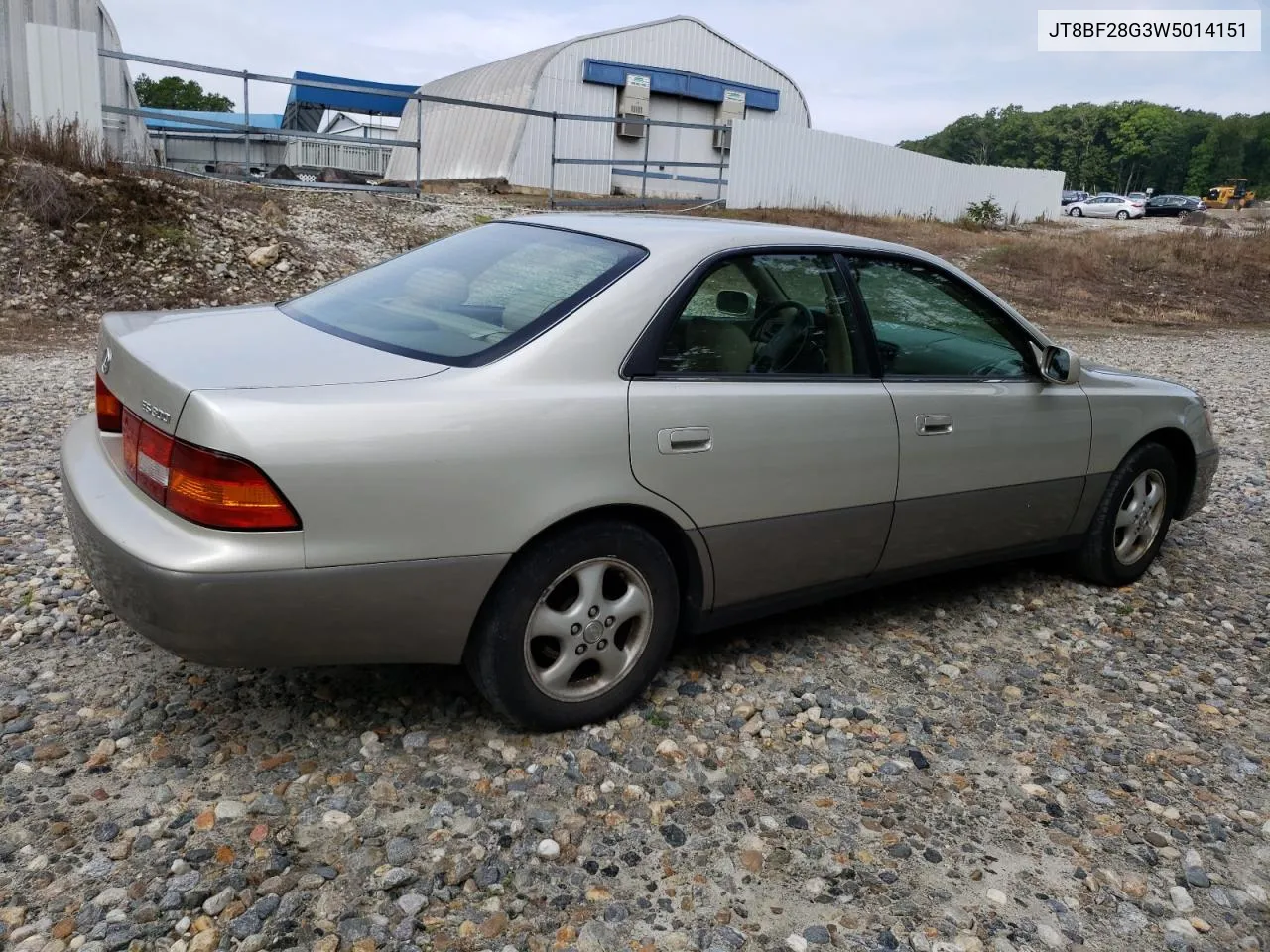 1998 Lexus Es 300 VIN: JT8BF28G3W5014151 Lot: 68679514