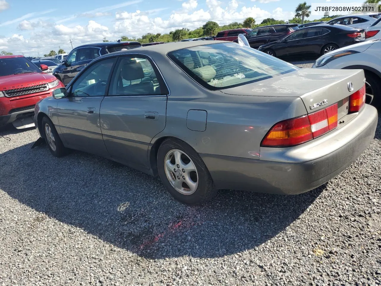 1998 Lexus Es 300 VIN: JT8BF28G8W5027171 Lot: 73979334