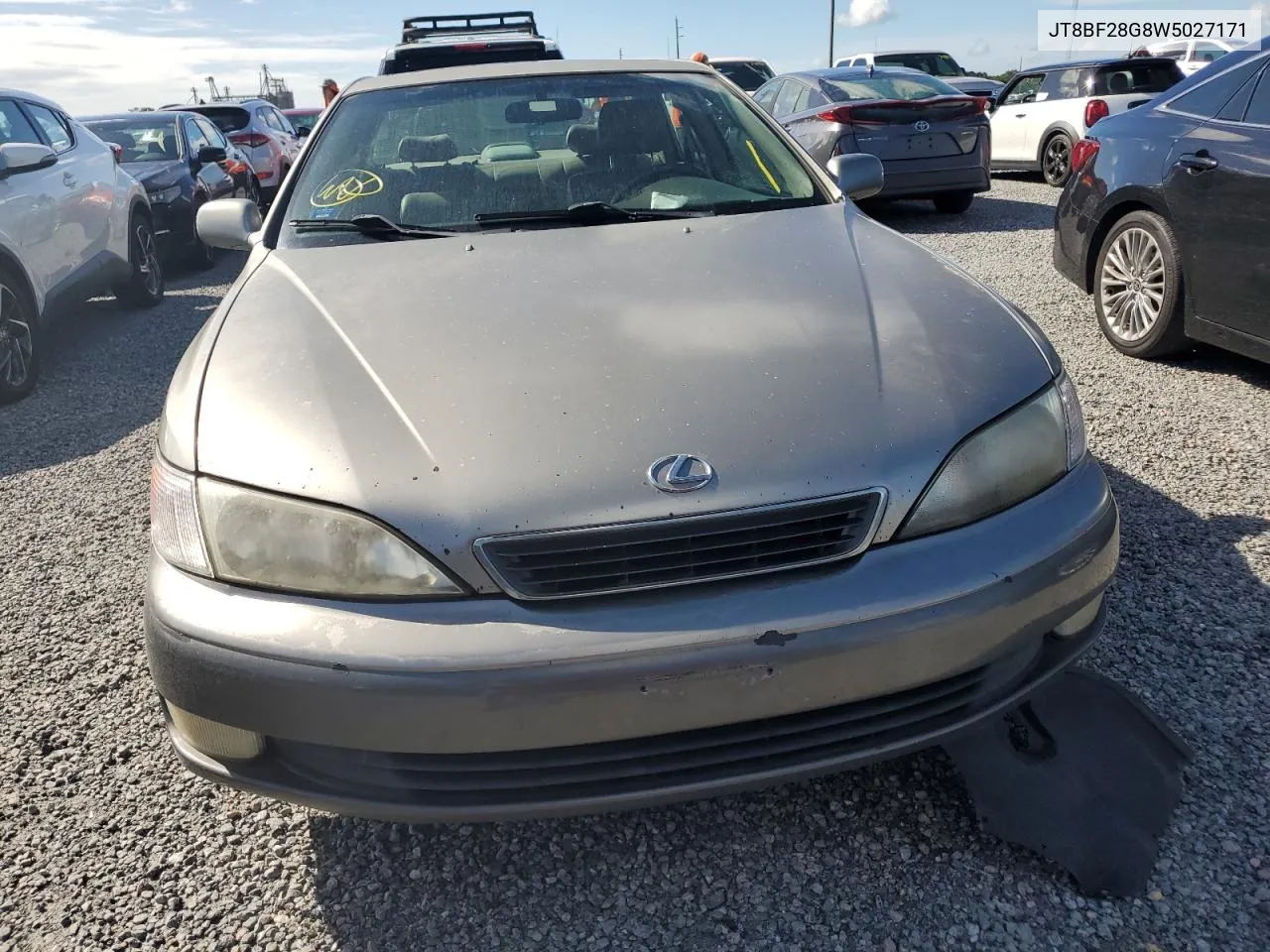 1998 Lexus Es 300 VIN: JT8BF28G8W5027171 Lot: 73979334