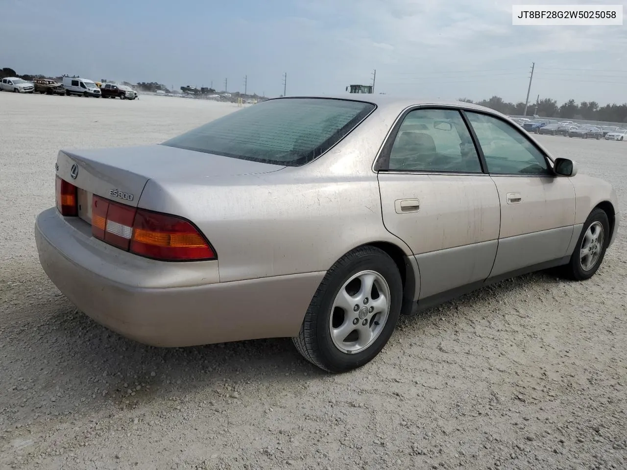 1998 Lexus Es 300 VIN: JT8BF28G2W5025058 Lot: 75097584