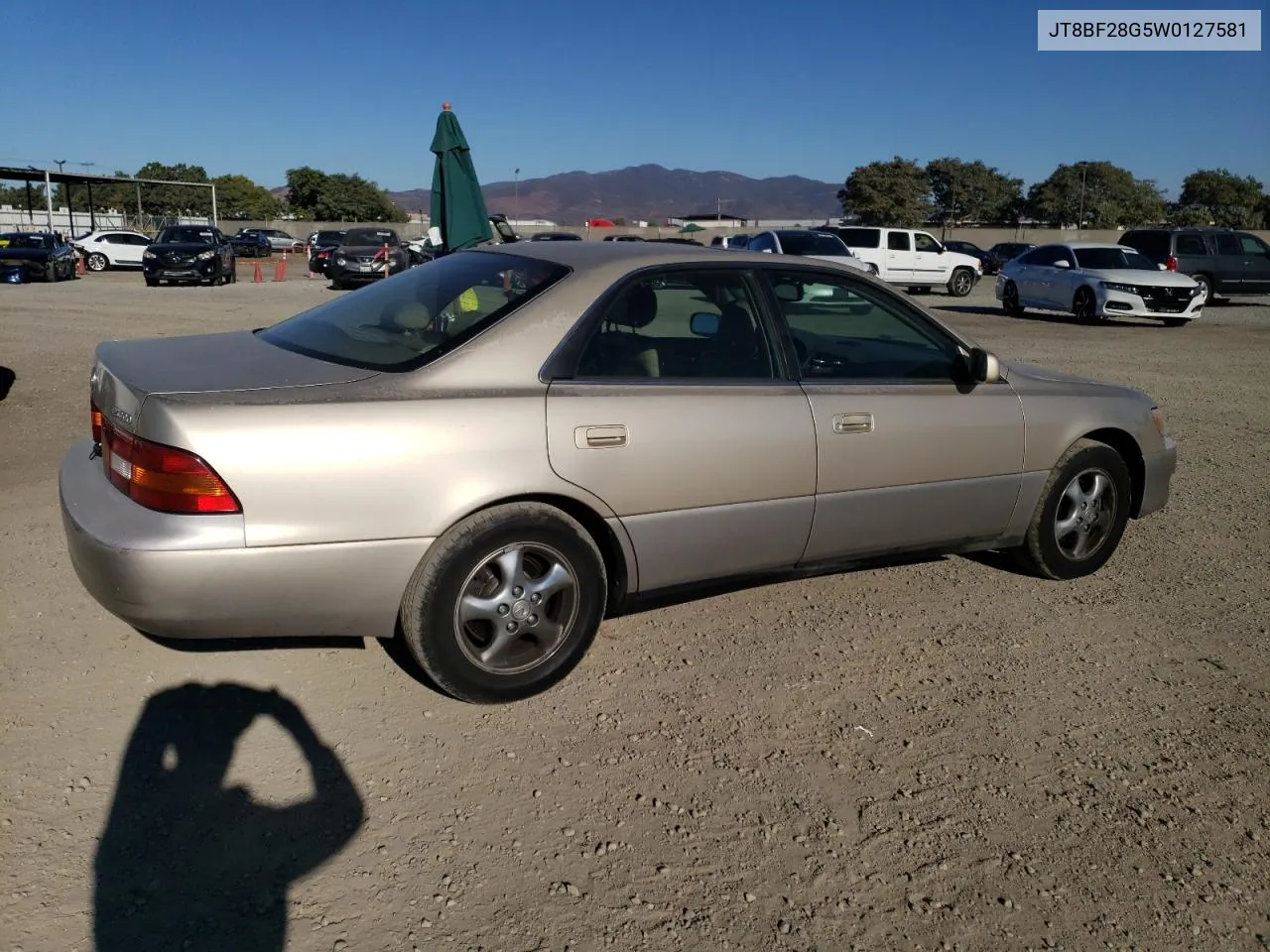 1998 Lexus Es 300 VIN: JT8BF28G5W0127581 Lot: 79953124