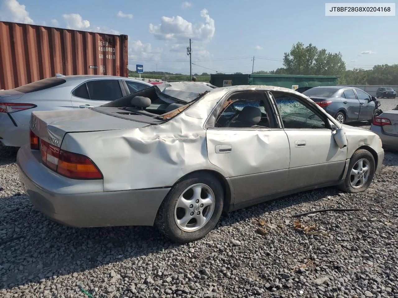 1999 Lexus Es 300 VIN: JT8BF28G8X0204168 Lot: 65486614