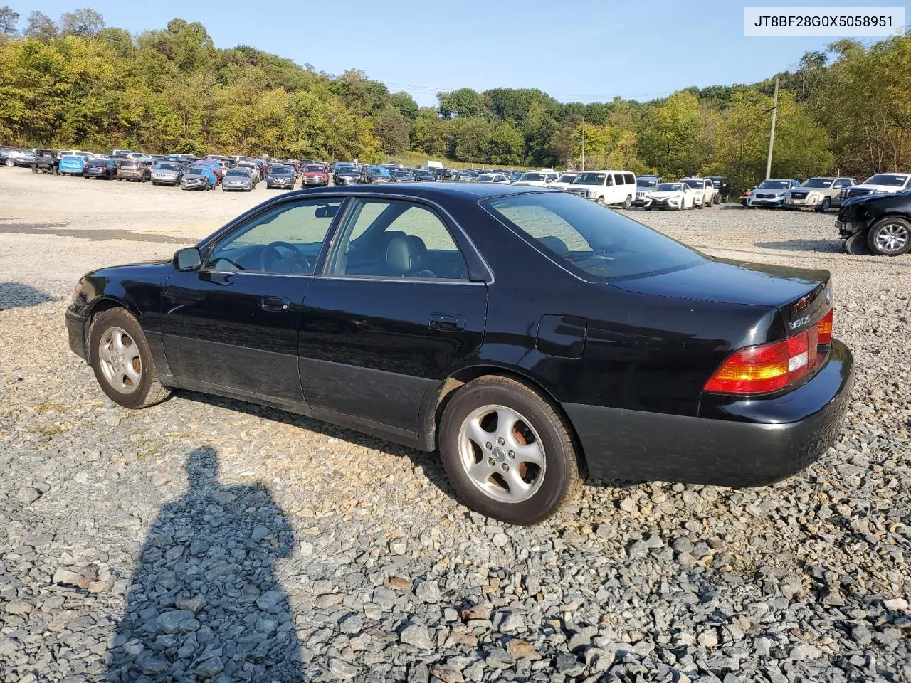 1999 Lexus Es 300 VIN: JT8BF28G0X5058951 Lot: 71294444