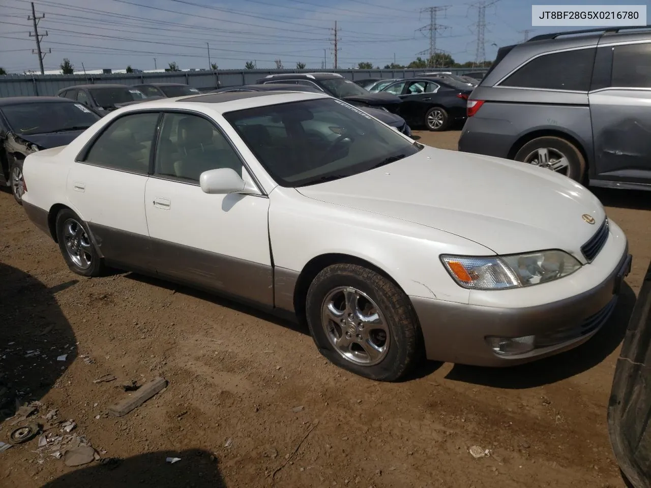 1999 Lexus Es 300 VIN: JT8BF28G5X0216780 Lot: 71578684