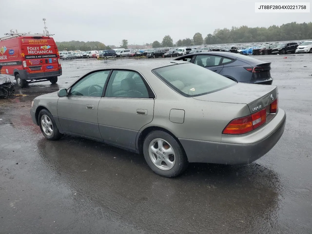 1999 Lexus Es 300 VIN: JT8BF28G4X0221758 Lot: 72716074