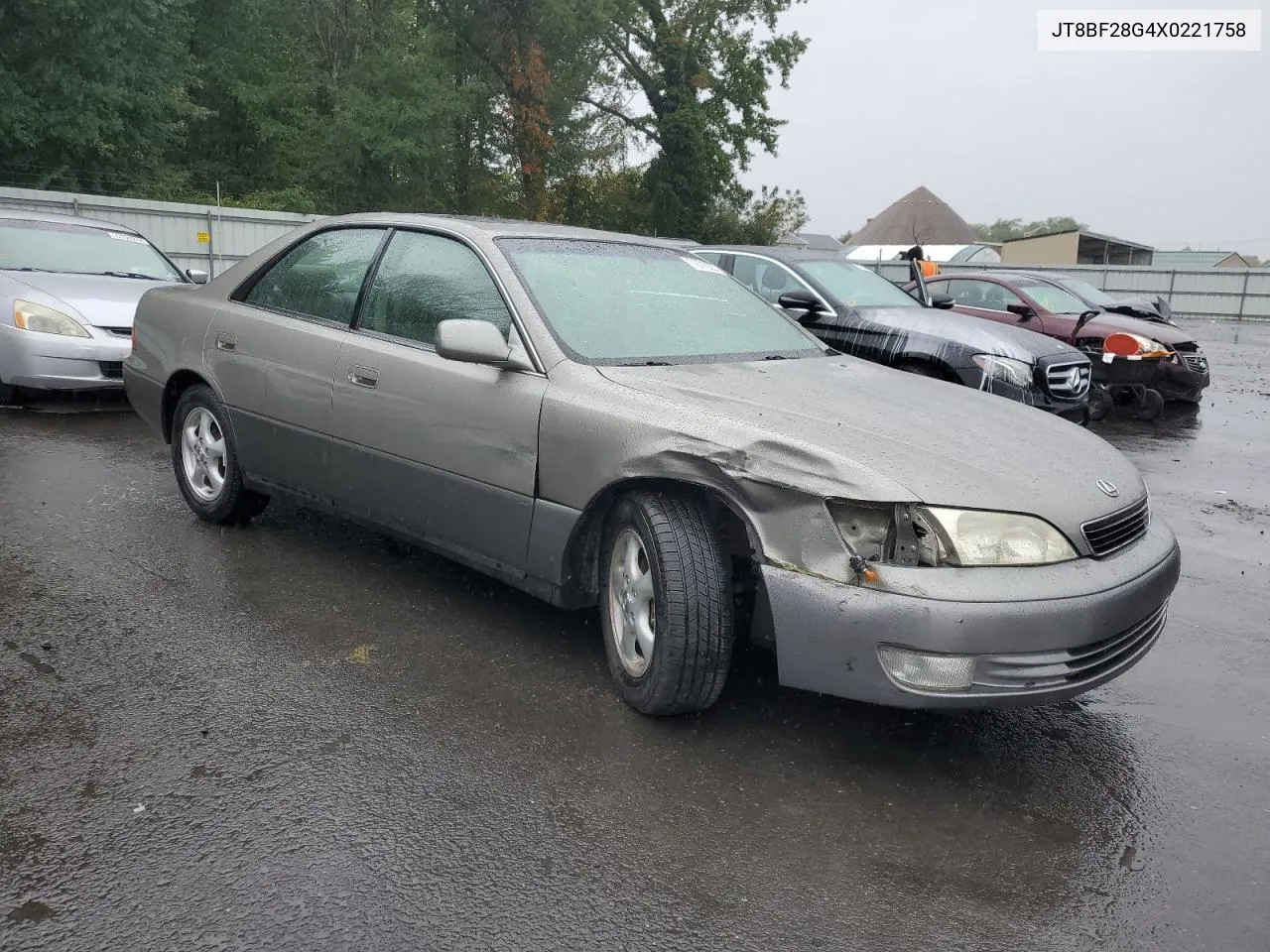 1999 Lexus Es 300 VIN: JT8BF28G4X0221758 Lot: 72716074