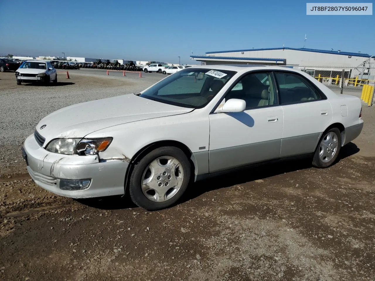 2000 Lexus Es 300 VIN: JT8BF28G7Y5096047 Lot: 67974044