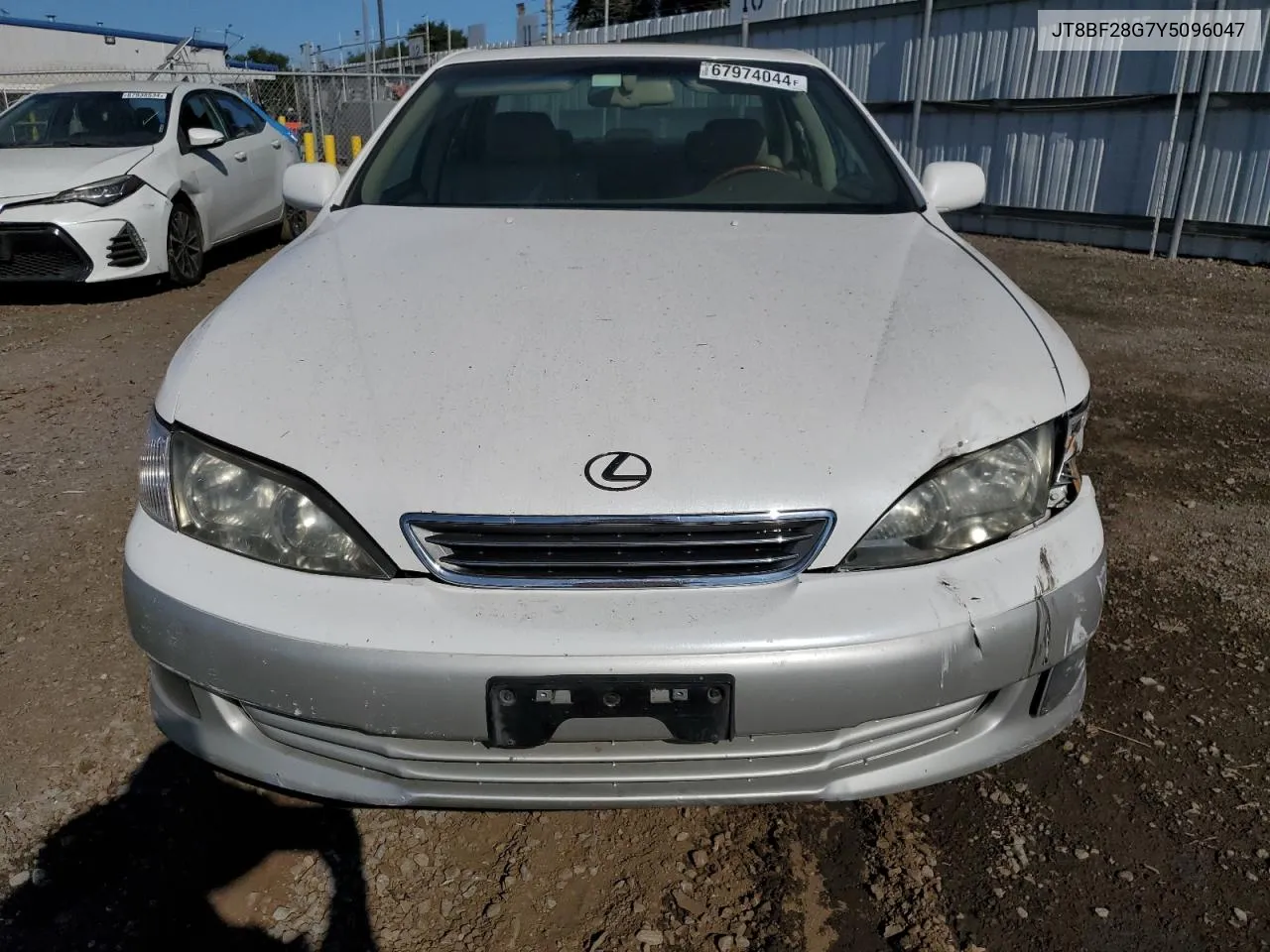 2000 Lexus Es 300 VIN: JT8BF28G7Y5096047 Lot: 67974044