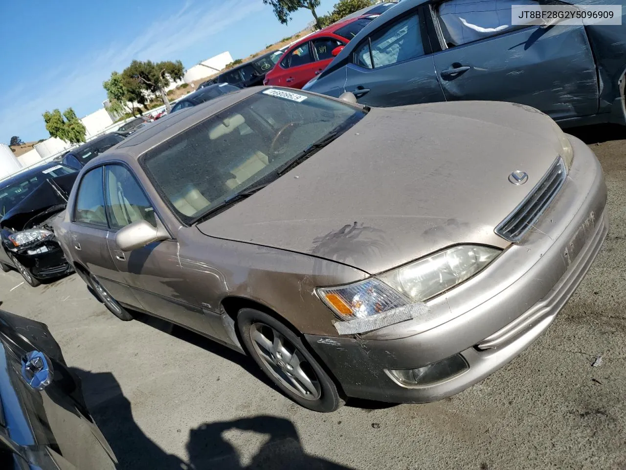 2000 Lexus Es 300 VIN: JT8BF28G2Y5096909 Lot: 67980894