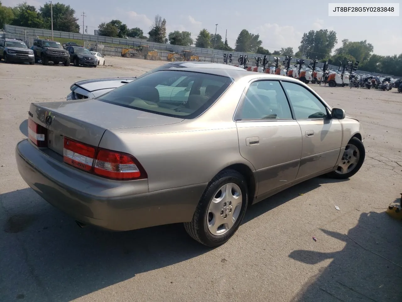 2000 Lexus Es 300 VIN: JT8BF28G5Y0283848 Lot: 68136944