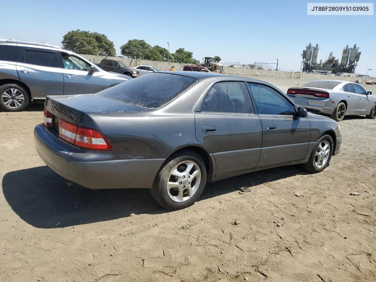 2000 Lexus Es 300 VIN: JT8BF28G9Y5103905 Lot: 68906764