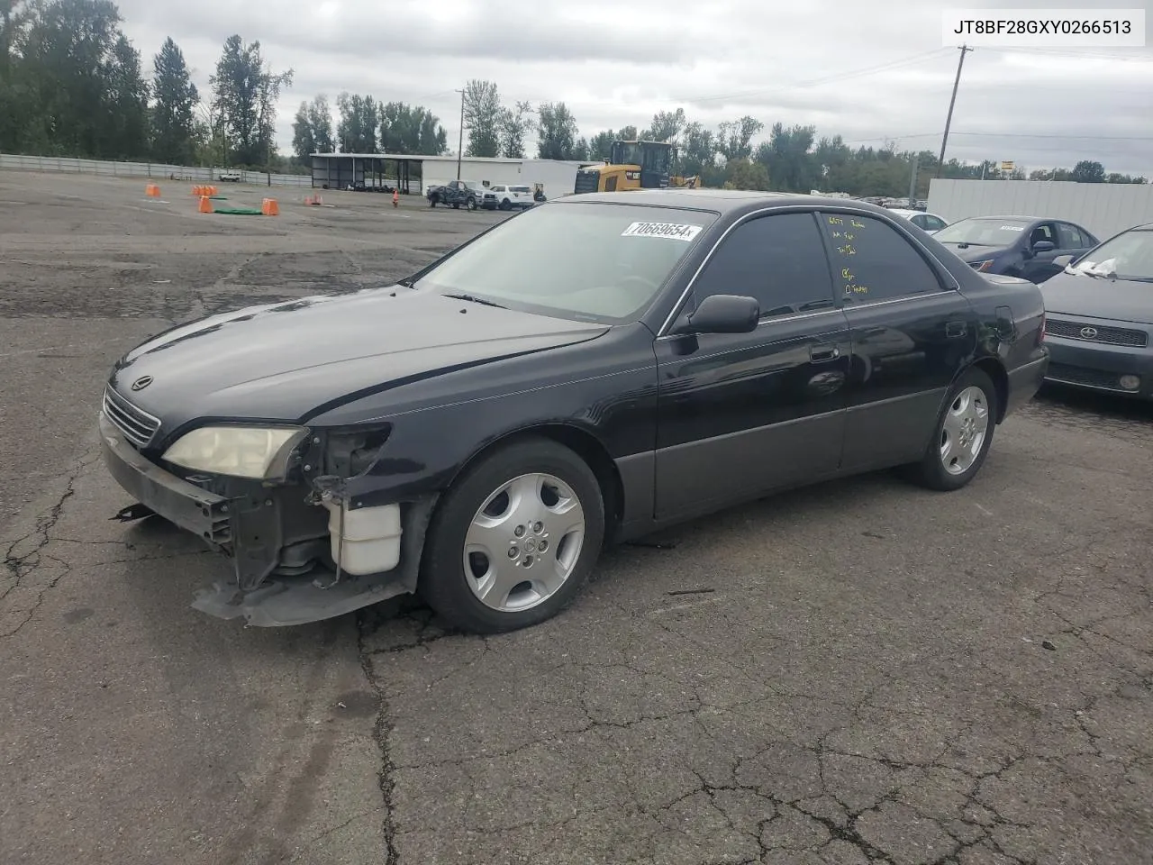 2000 Lexus Es 300 VIN: JT8BF28GXY0266513 Lot: 70669654