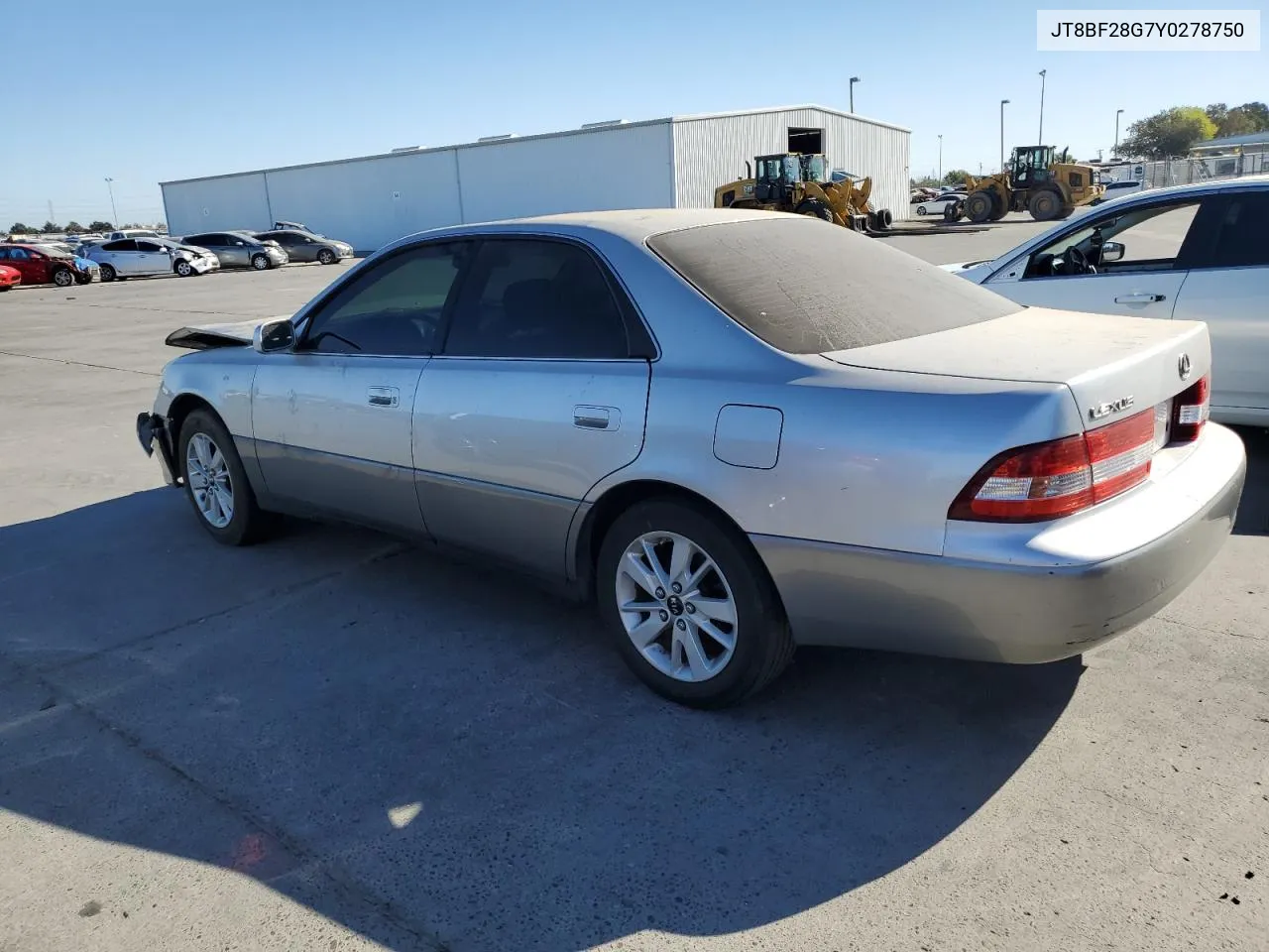 2000 Lexus Es 300 VIN: JT8BF28G7Y0278750 Lot: 71426384