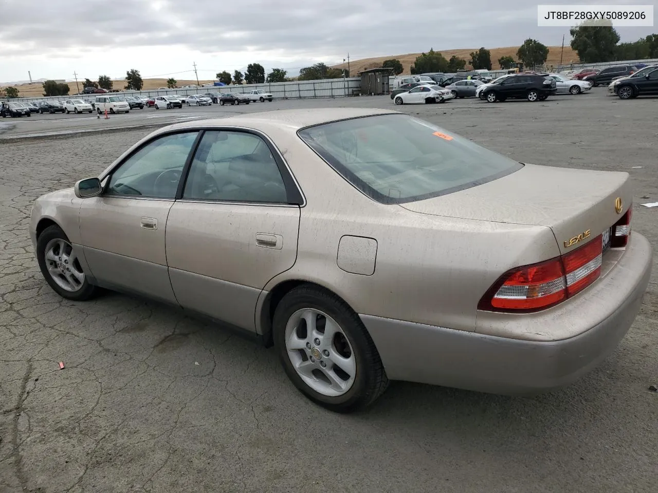 2000 Lexus Es 300 VIN: JT8BF28GXY5089206 Lot: 72014004