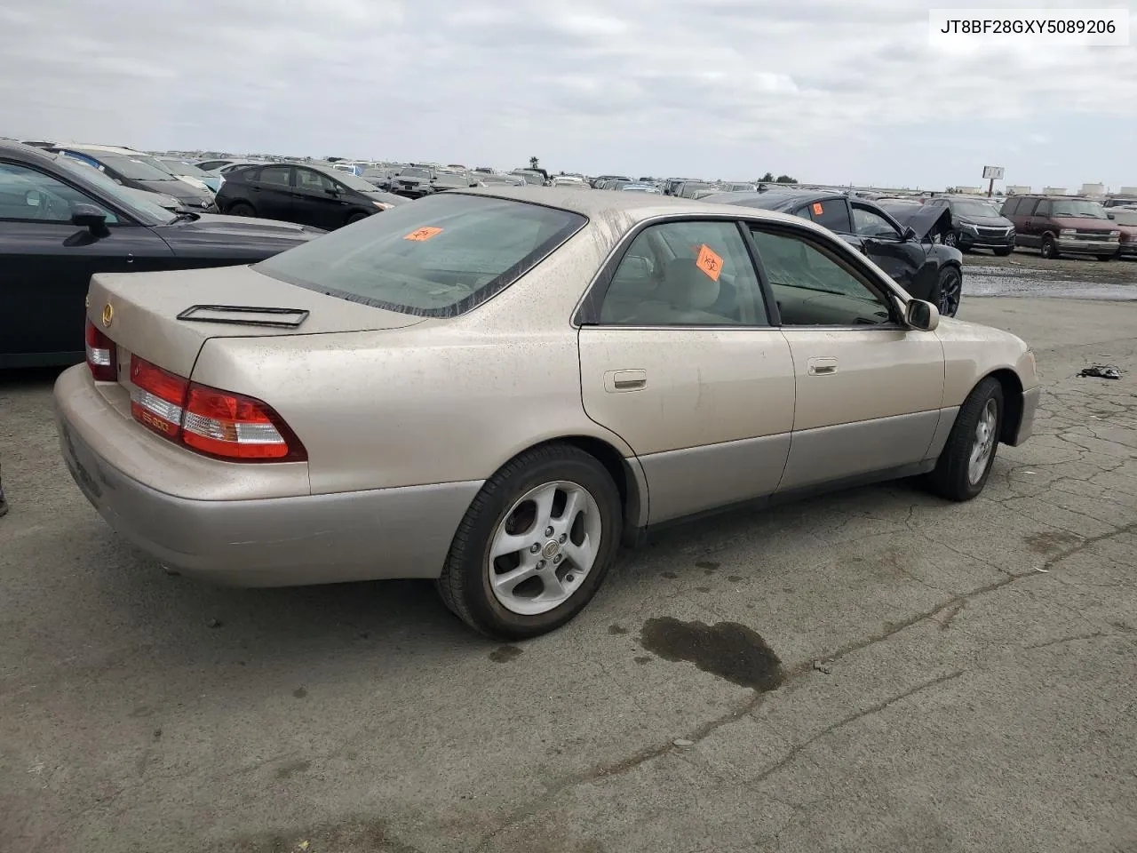 2000 Lexus Es 300 VIN: JT8BF28GXY5089206 Lot: 72014004