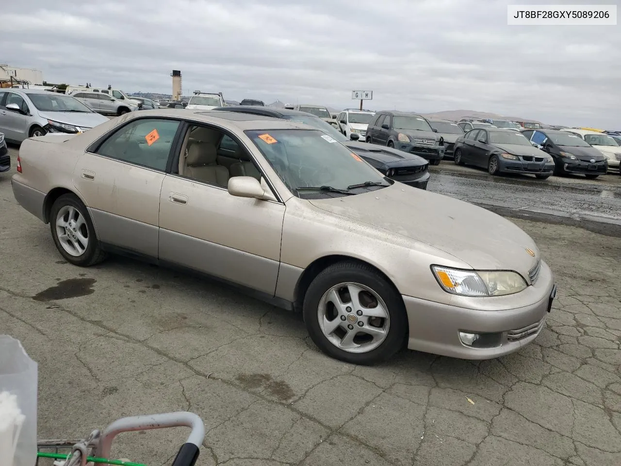 2000 Lexus Es 300 VIN: JT8BF28GXY5089206 Lot: 72014004