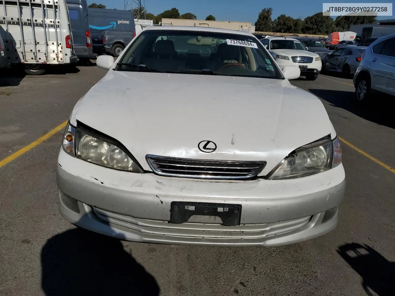 2000 Lexus Es 300 VIN: JT8BF28G9Y0277258 Lot: 73768694