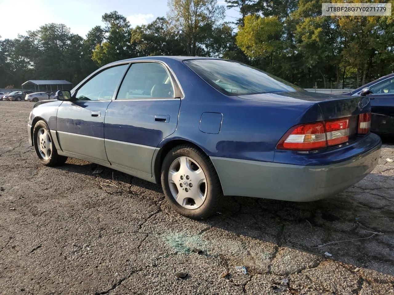 2000 Lexus Es 300 VIN: JT8BF28G7Y0271779 Lot: 74209474