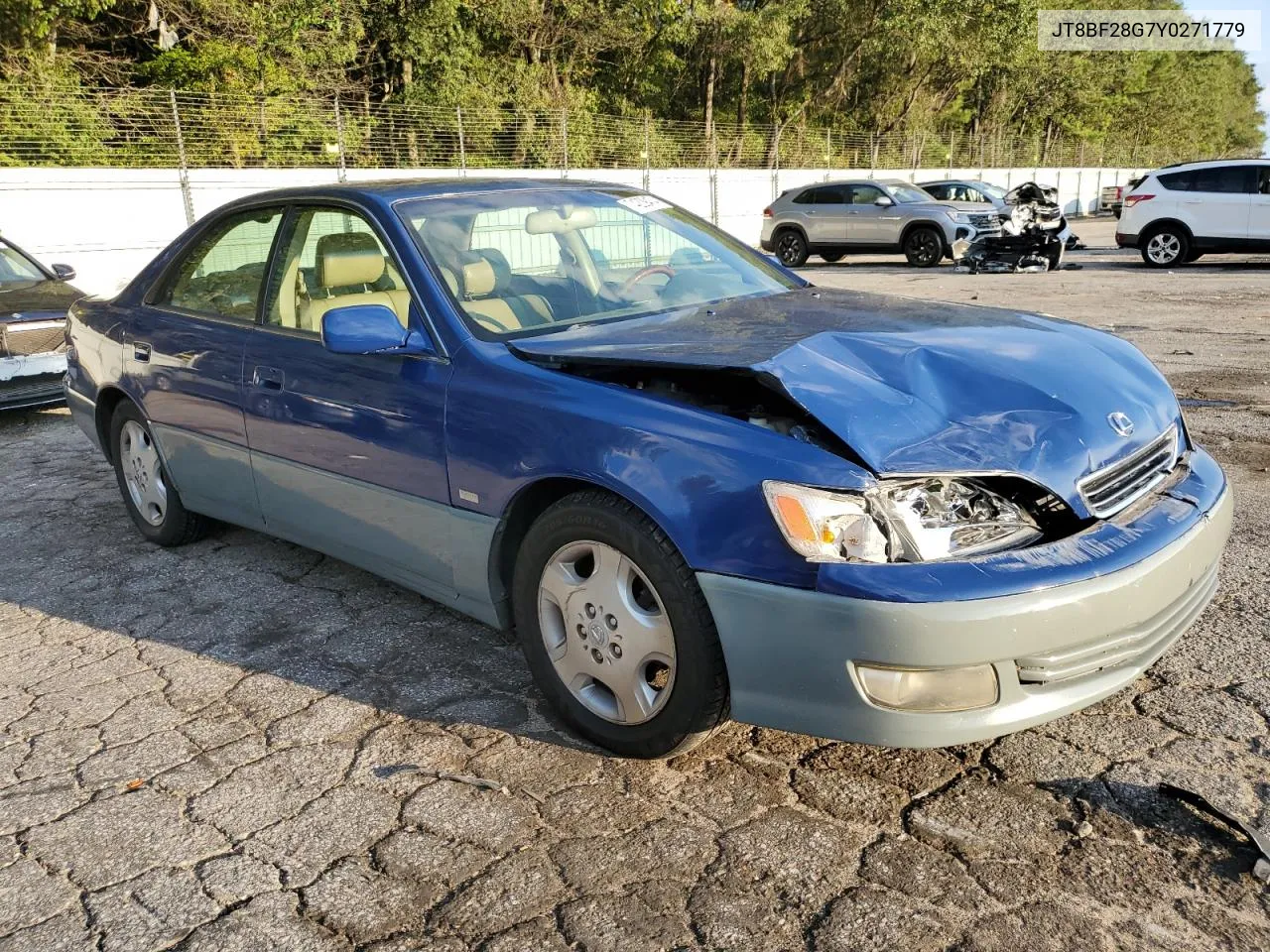 2000 Lexus Es 300 VIN: JT8BF28G7Y0271779 Lot: 74209474