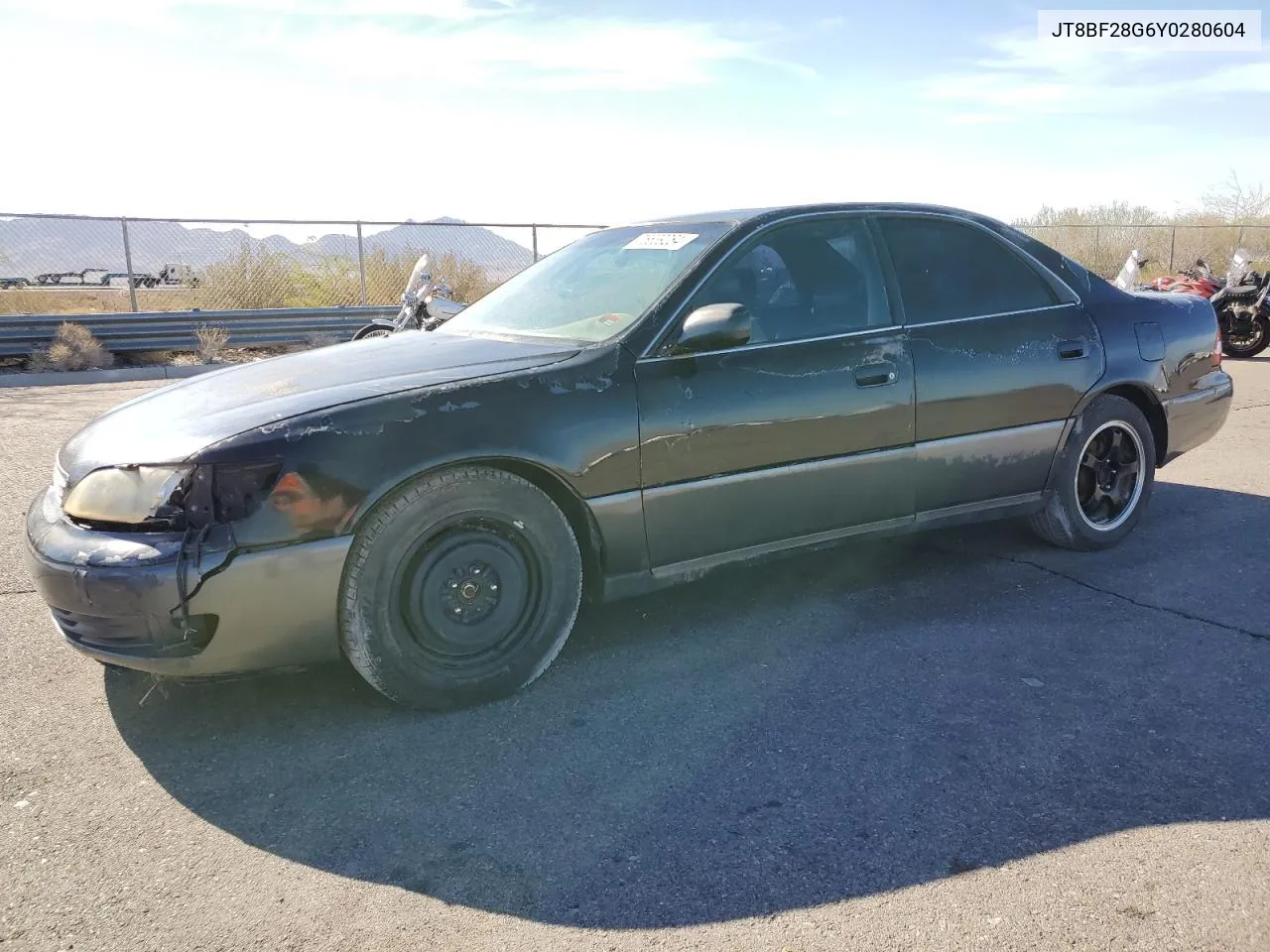 2000 Lexus Es 300 VIN: JT8BF28G6Y0280604 Lot: 76639284