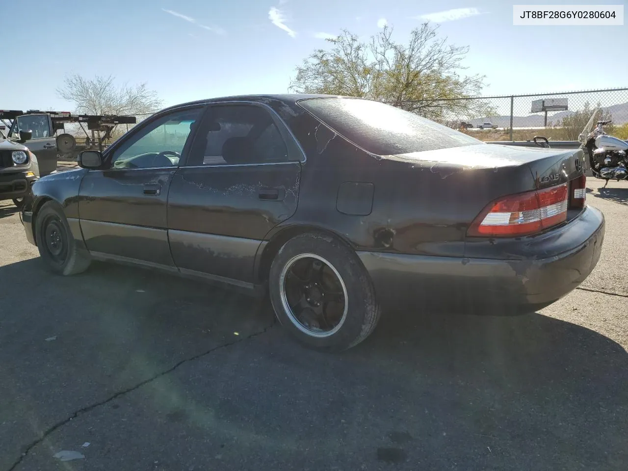 2000 Lexus Es 300 VIN: JT8BF28G6Y0280604 Lot: 76639284