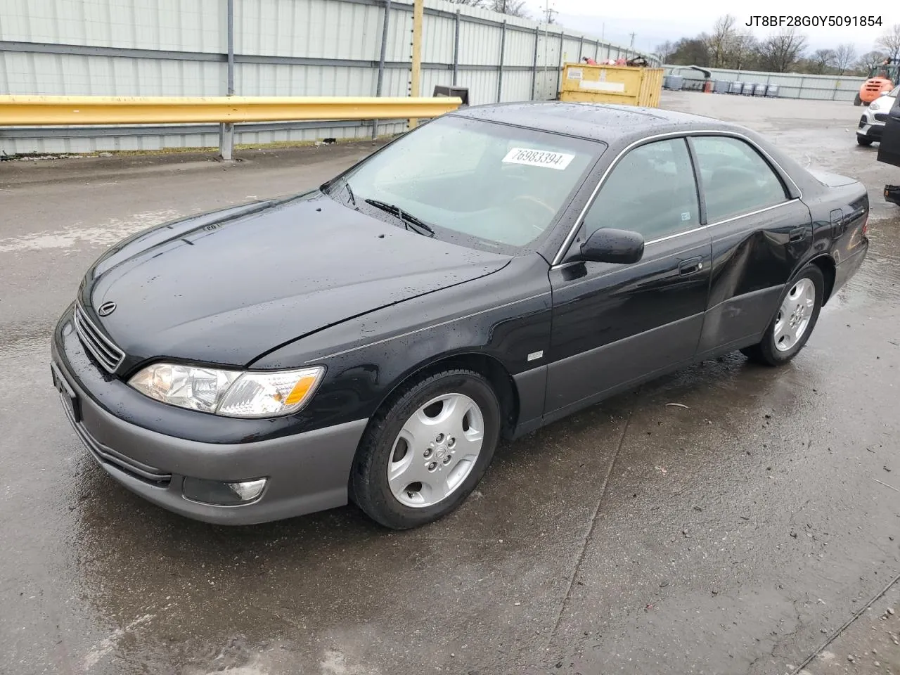 2000 Lexus Es 300 VIN: JT8BF28G0Y5091854 Lot: 76983394