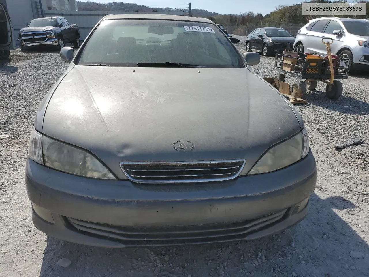 2000 Lexus Es 300 VIN: JT8BF28G5Y5083698 Lot: 77677754