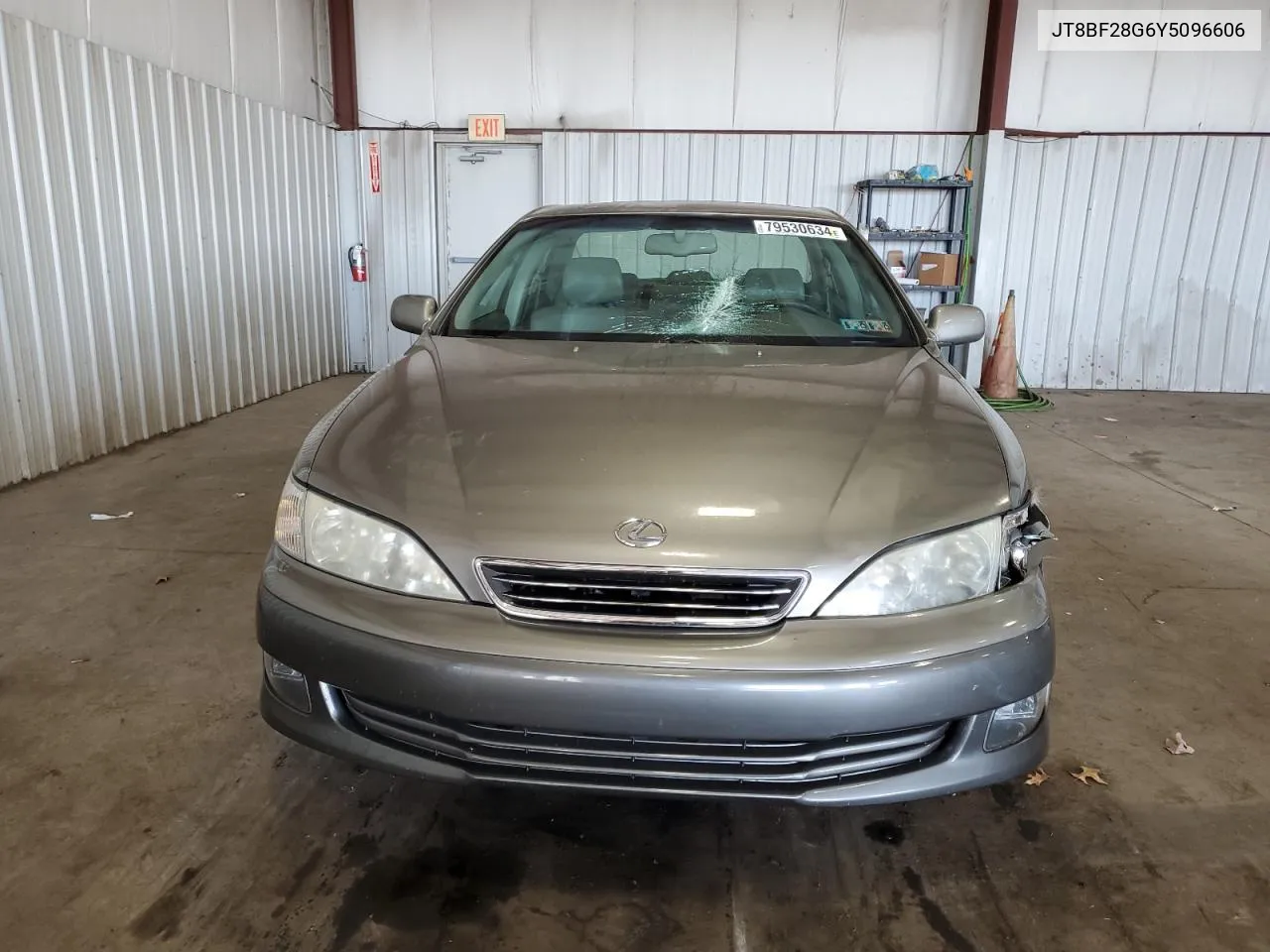 2000 Lexus Es 300 VIN: JT8BF28G6Y5096606 Lot: 79530634