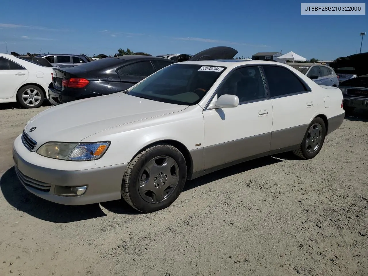 2001 Lexus Es 300 VIN: JT8BF28G210322000 Lot: 60642044