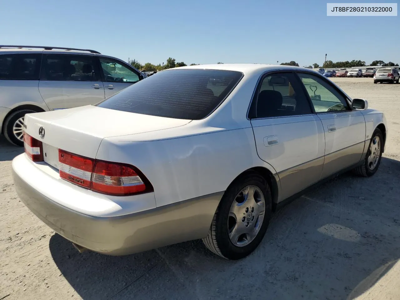 2001 Lexus Es 300 VIN: JT8BF28G210322000 Lot: 60642044